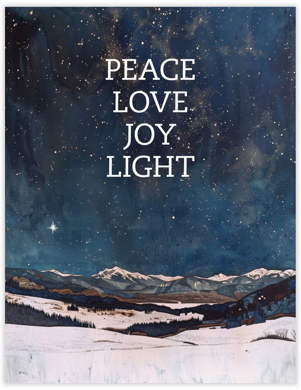 Mountain Peace Holiday Cards