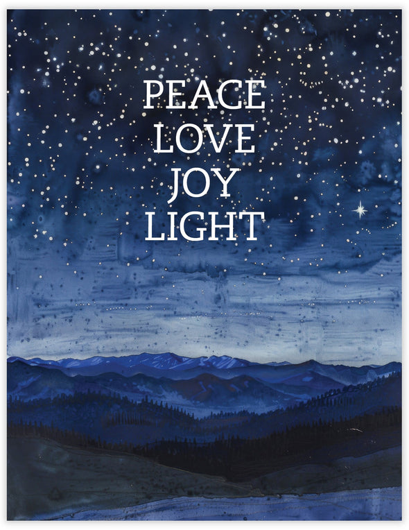 Mountain Light Holiday Cards