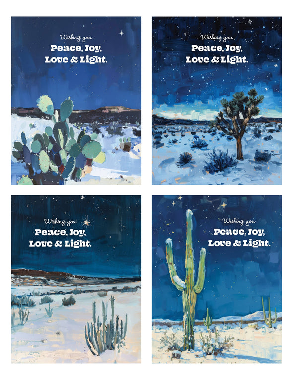 Desert Starlight Happy Holidays Box Set Notecards