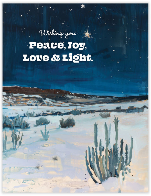 Ocotillo Starlight Holiday Card