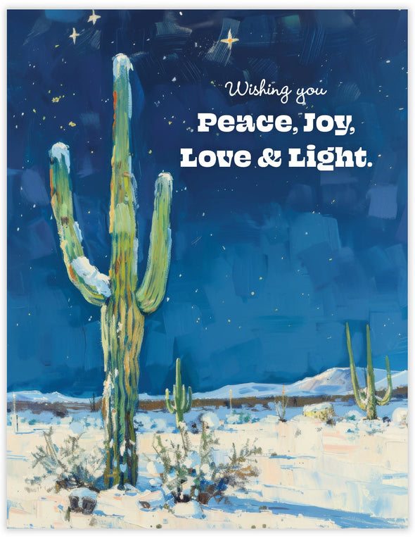 Saguaro Starlight Holiday Card