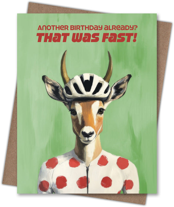 Antelope Bike Birthday Card