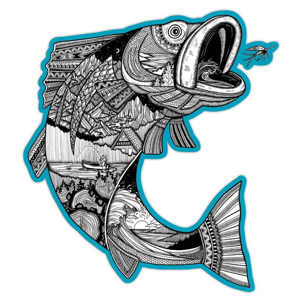 Fishing Sticker