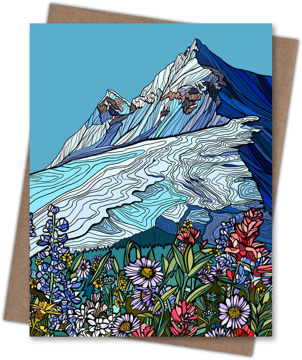 Garibaldi Wildflower Blank Notecard