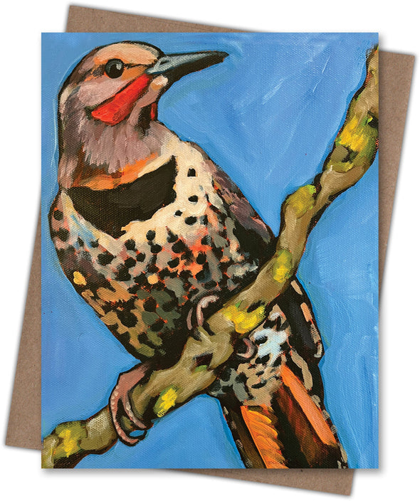 Northern Flicker Blank Notecard