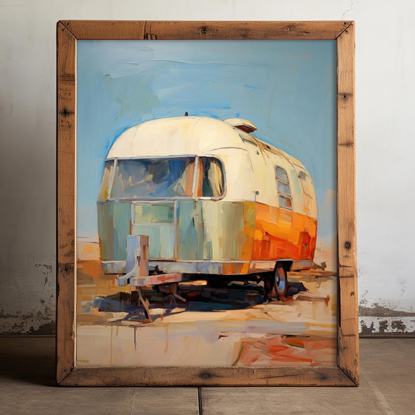 Air Stream Camper Art Print