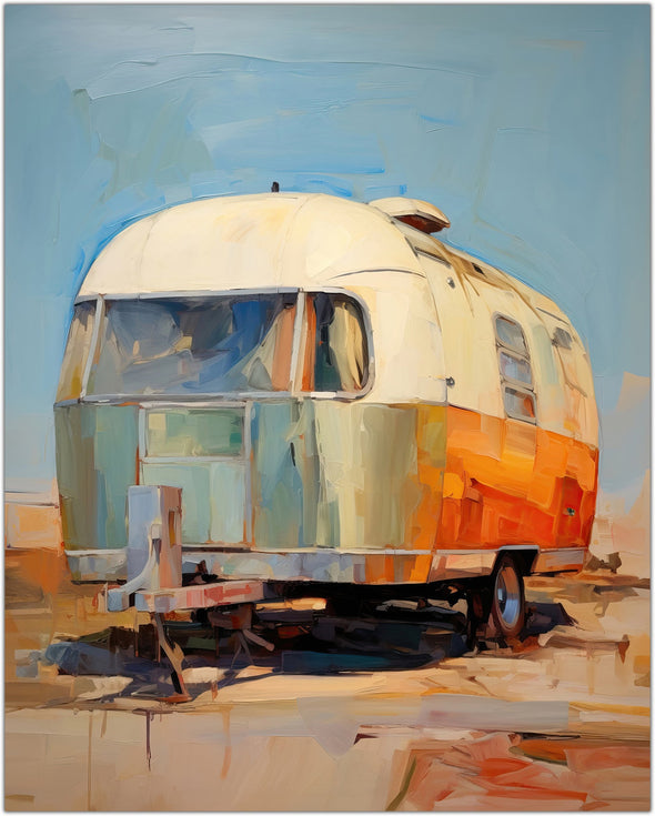 Air Stream Camper Art Print