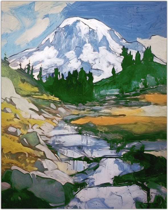 Rainier Art Print