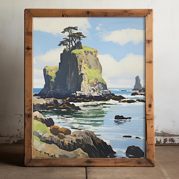 Olympic Coast Art Print