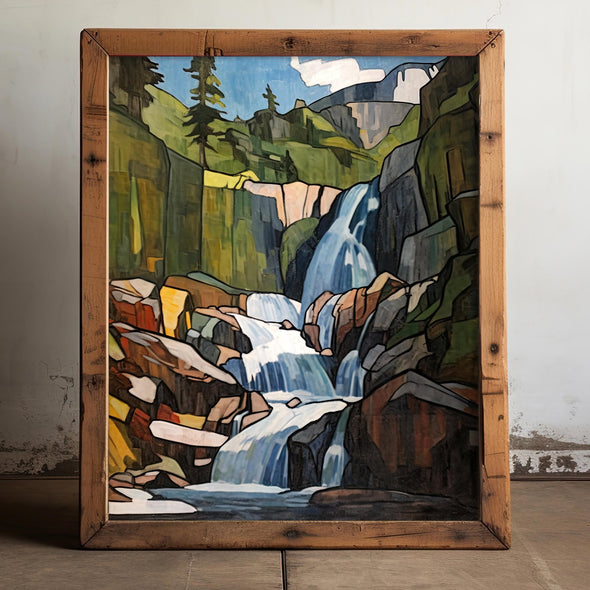 Alberta Falls Art Print