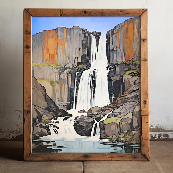 Rocky Falls Art Print