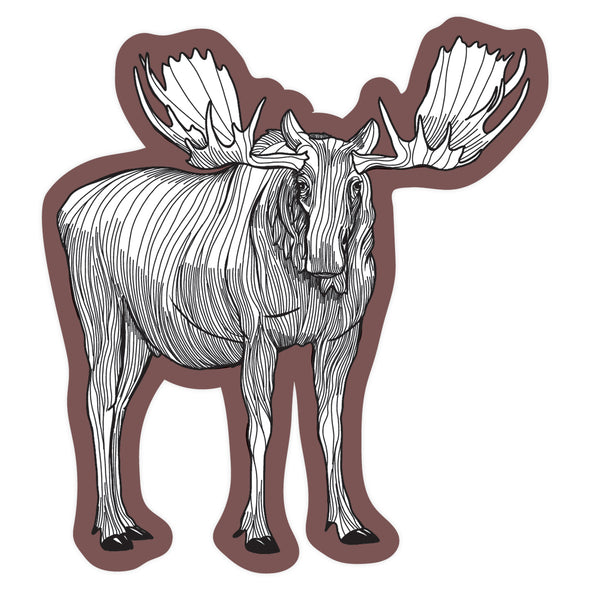 Moose Sticker