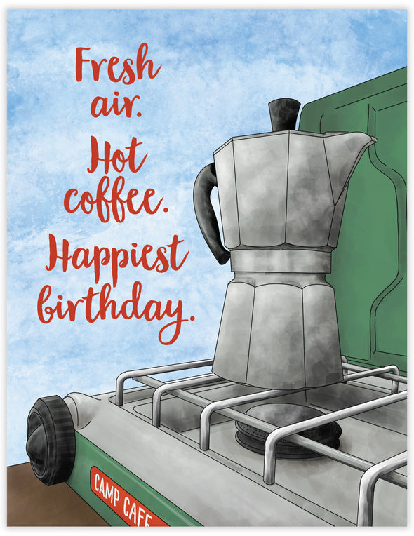 Camp Coffee Birthday